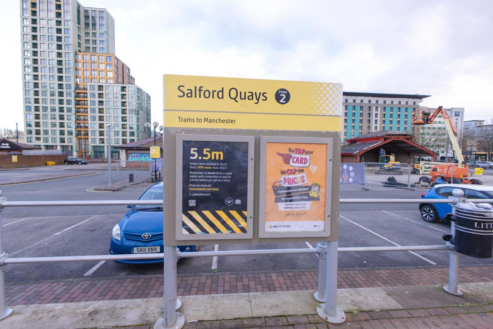 Quayside Penthouse 2 Bedroom Ensuite Near Media City & Manchester United Eksteriør billede
