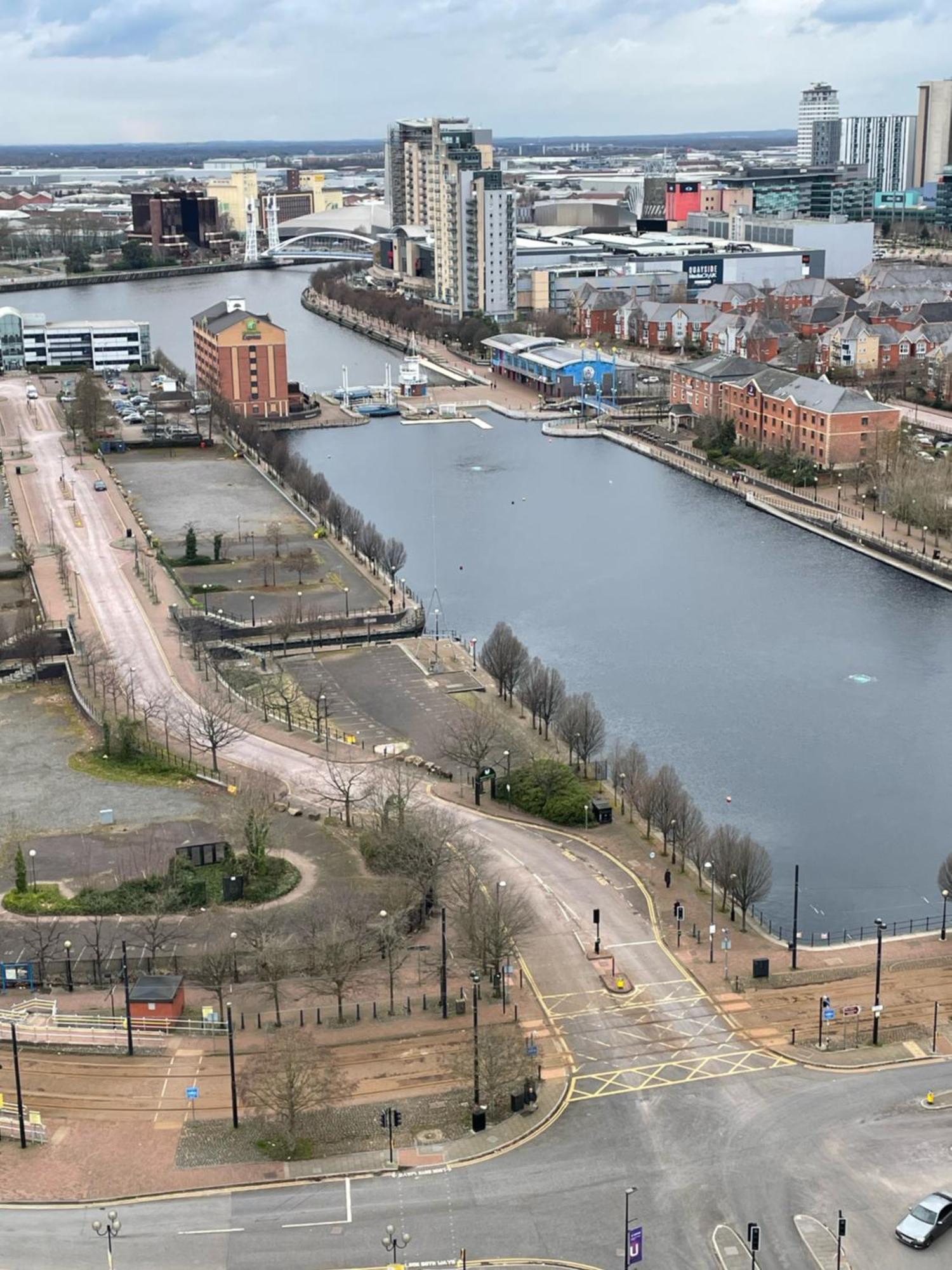 Quayside Penthouse 2 Bedroom Ensuite Near Media City & Manchester United Eksteriør billede